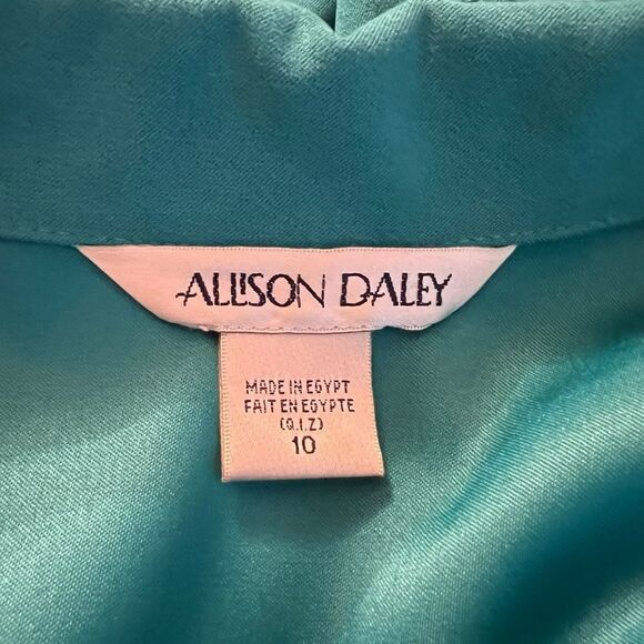 Allison Daley vintage button up shirt. Size 10 - Picture 3 of 7
